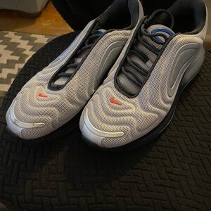 Nike Men's Gray and Black Air Max Sneakers